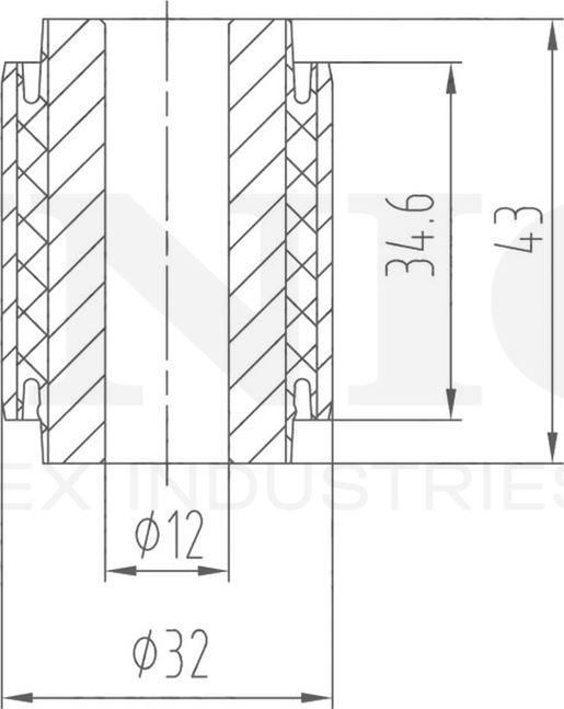 Сайлентблок рычага подвески (Unio). Артикул RMP-20066