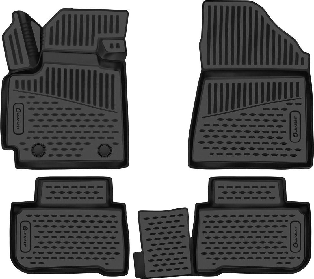 Коврики Element 3D для салона Changan CS55 PLUS I рестайлинг 2021-2026. Артикул ELEMENT3DA70156210k