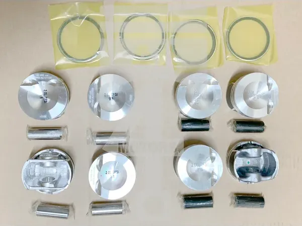 Поршень c кольцами и пальцем (All4motors). Артикул EPNS1302050