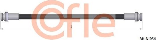Тормозной шланг Cofle. Артикул 92.BH.NI054