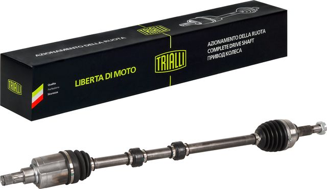 Полуось (привод в сборе, приводной вал) Trialli передняя правая для Nissan Qashqai I 2007-2013. Артикул AR 1414