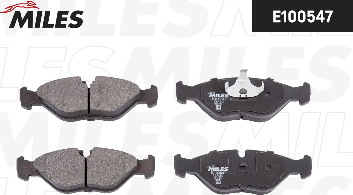 Тормозные колодки Miles (Semi-Metallic). Артикул E100547