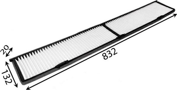 Салонный фильтр JS Asakashi. Артикул AC0041