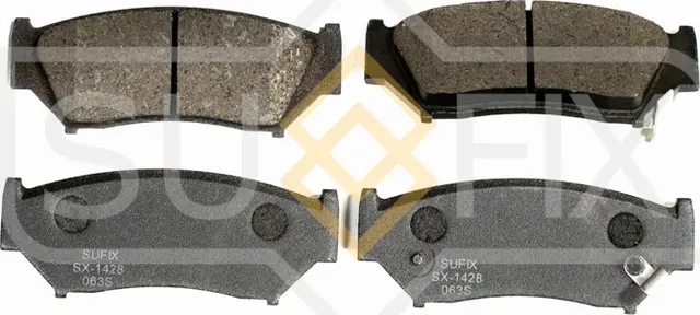 Колодки тормозные дисковые | перед прав/лев | (Sufix). Артикул SX-1428