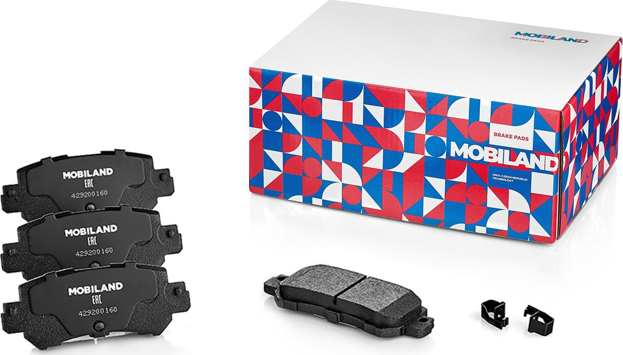 Тормозные колодки Mobiland. Артикул 429200160