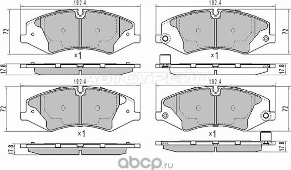 Колодки тормозные FR RANGE ROVER SPORT 06-DISCOVE (SAT). Артикул STLR021253