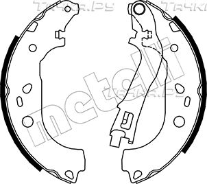 Тормозные колодки Metelli задние для Fiat Doblo II 2010-2026. Артикул 53-0088