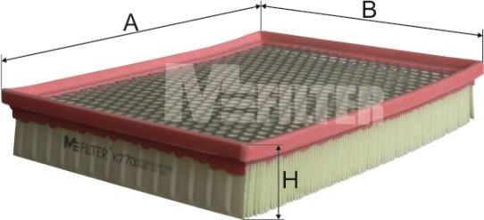 Воздушный фильтр MFilter. Артикул K 770