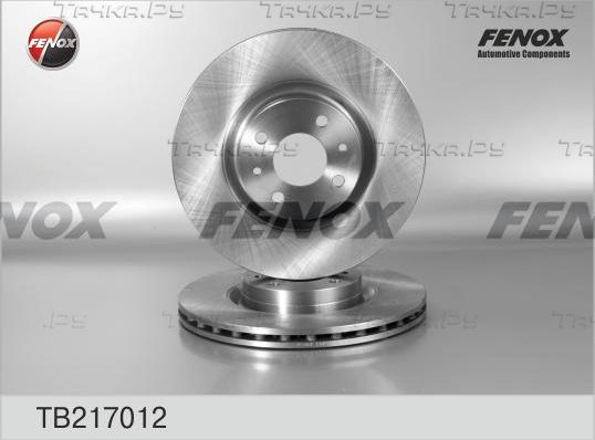 Тормозной диск Fenox передний для Fiat Linea 2007-2026. Артикул TB217012