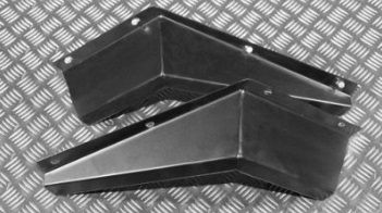 Комплект OJ защитных кожухов бампера правый и левый для Mitsubishi Pajero Sport I 1998-2008. Артикул 12.003.02