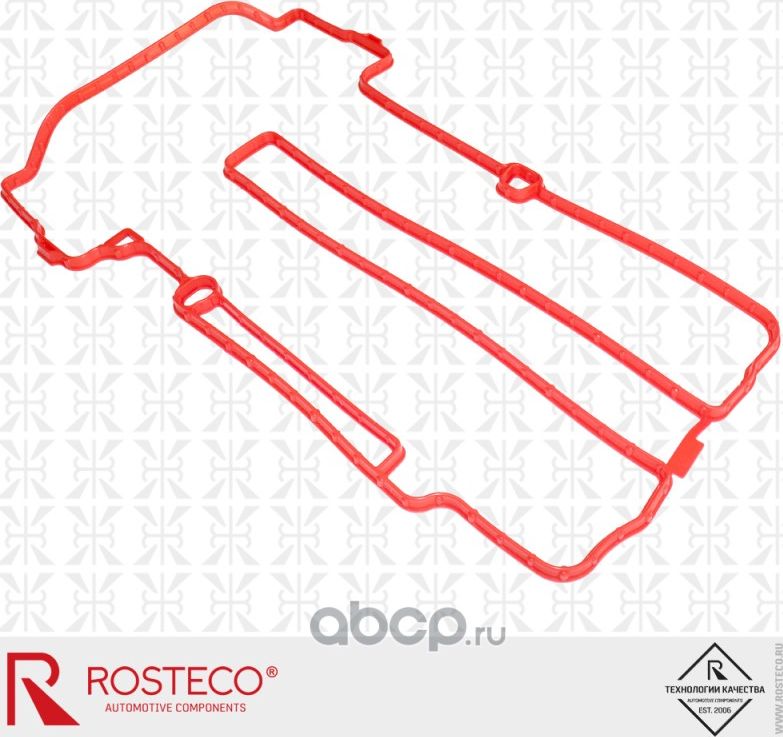 Прокладка клапанной крышки MVQ силикон (Rosteco). Артикул 21902