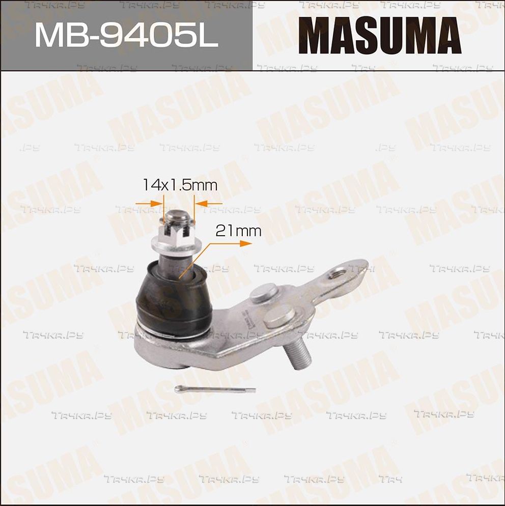 Шаровая опора Masuma передняя передняя левая нижняя для Toyota Avalon III 2005-2012. Артикул MB-9405L