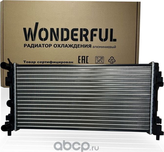 Радиатор охлаждения Skoda Fabia II Rapid VW Polo V Audi A1 M/A АС+ WONDERFUL TM. Артикул 906202