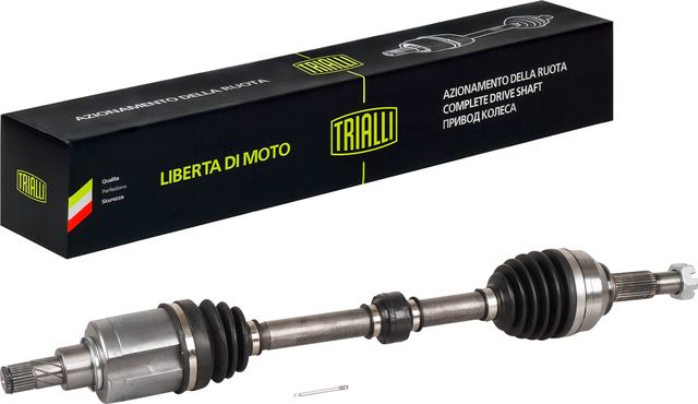 Полуось (привод в сборе, приводной вал) Trialli передняя левая для Nissan Qashqai I 2007-2013. Артикул AR 1413
