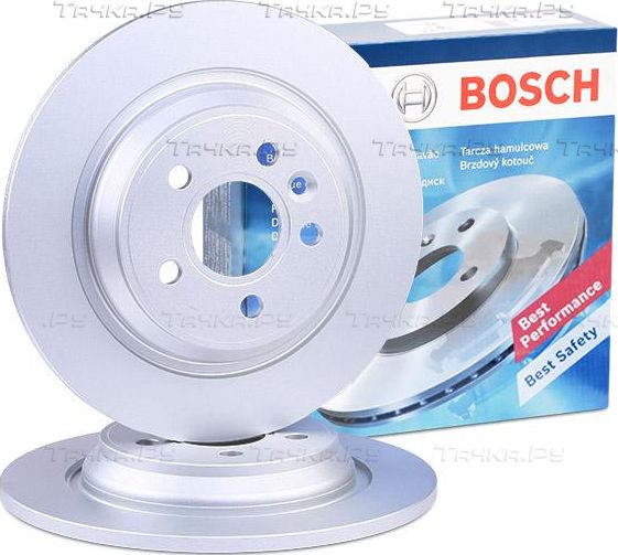 Тормозной диск Bosch задний для Volvo S80 II 2006-2016. Артикул 0 986 479 397