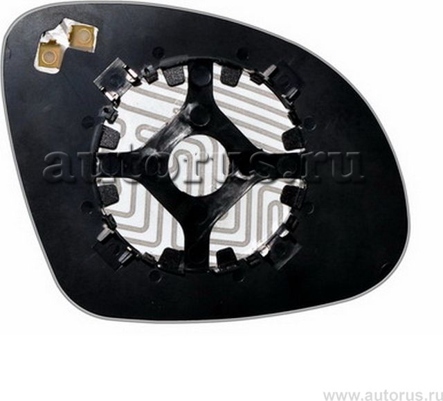 Зеркальный элемент L асферика нейтральный c обогревом VOLKSWAGEN Tiguan (08-15) (L. Asf. Cr. 12V.) ERGON 93770806. Артикул 93770806