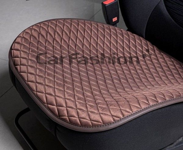 Накидки универсальные CarFashion Palermo Mini на передние сидения авто, цвет Кофе/Кофе/Кофе. Артикул 23046