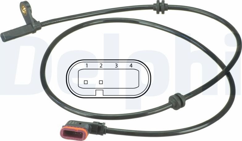 Датчик ABS Delphi. Артикул SS20498