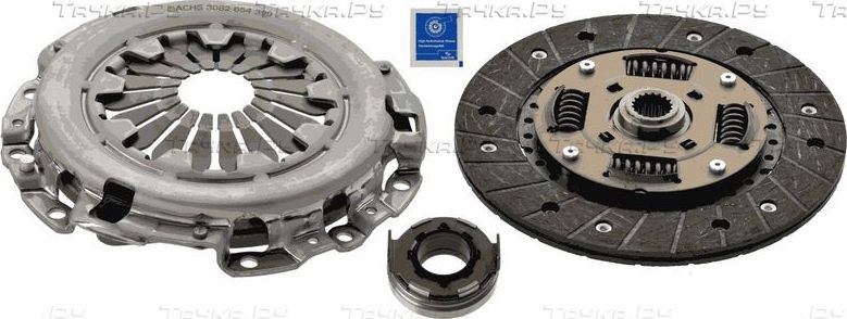 Сцепление (комплект) SACHS для Chevrolet Matiz II 2005-2013. Артикул 3000 951 474