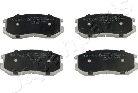 Тормозные колодки Japanparts передние для Proton Persona I 1994-2003. Артикул PA-528AF