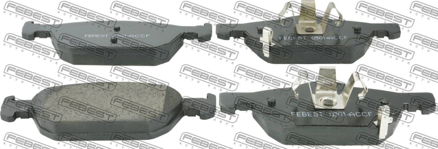 Тормозные колодки Febest. Артикул 0301-ACCF