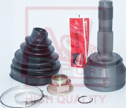 Шрус наружный (граната) Asva передний для Citroen Jumper II 2006-2026. Артикул PG-BX1