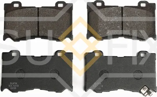 Колодки дисковые тормозные передние правые/левые INFINITI FX S51 2008-2013/30d A (Sufix). Артикул SX1219