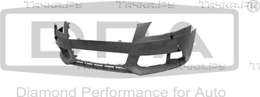 Бампер DPA передний для Audi A4 IV (B8) 2007-2015. Артикул 88070732602