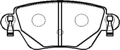 Тормозные колодки HSB. Артикул HP9507