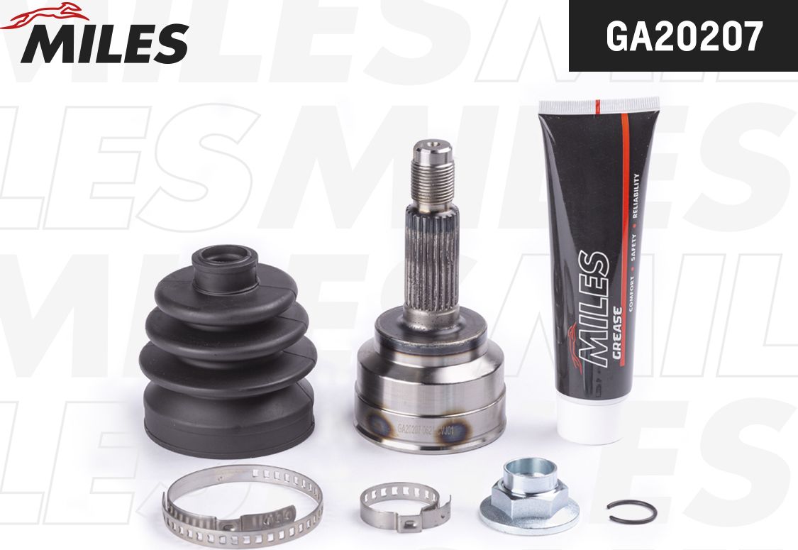 Шрус внутренний (граната) Miles передний для Kia Pride I 1991-2000. Артикул GA20207