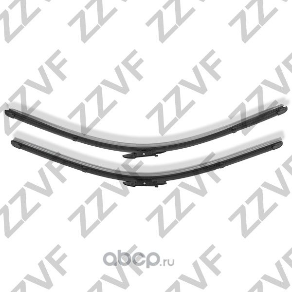 ЩЕТКА СТЕКЛООЧИСТИТЕЛЯ БЕСКАРКАСНАЯ (комплект 2шт) ЛЕВАЯ, ПРАВАЯ 600мм Х 575мм (Zzvf). Артикул ZVMW240