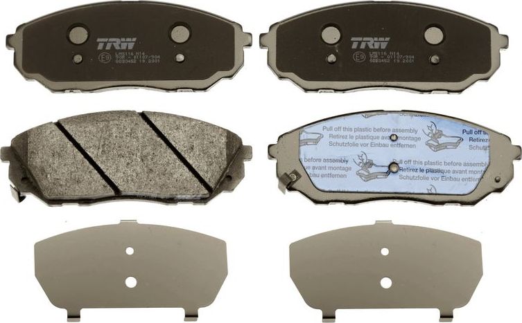 Тормозные колодки TRW. Артикул GDB3452