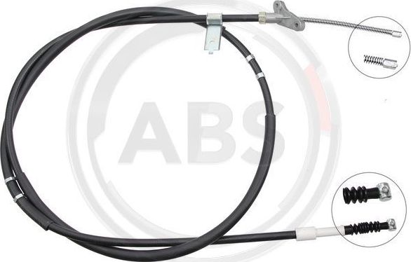 Трос ручника (тросик ручного тормоза) ABS. Артикул K19428