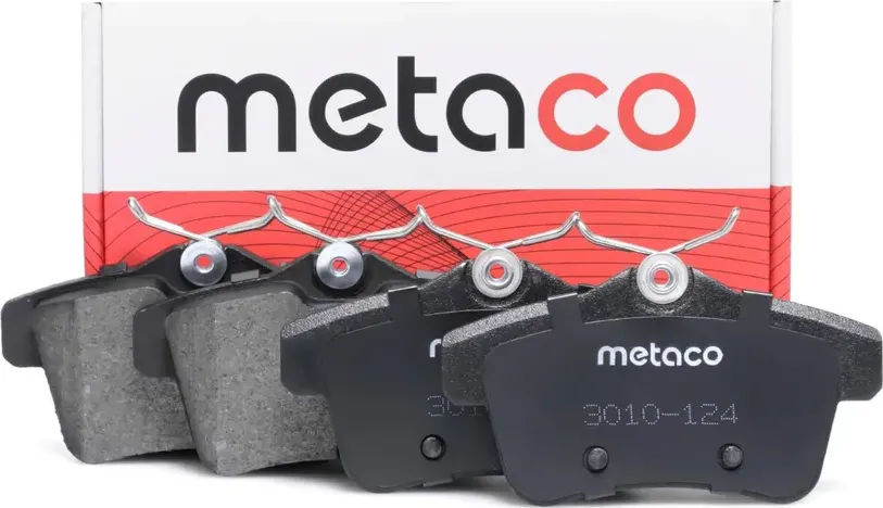 Колодки тормозные задние дисковые к-кт (Metaco) Metaco. Артикул 3010124