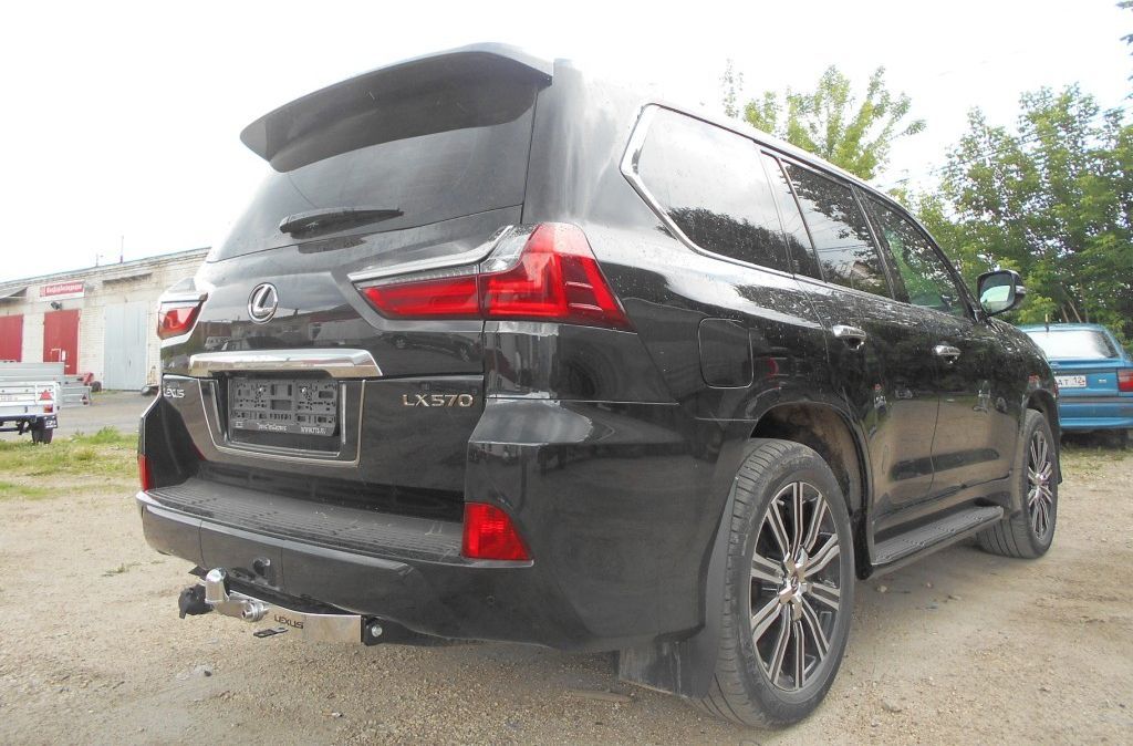 Фаркоп Baltex для Lexus LX 450d 2015-2026. (с декор. накладкой) Фланцевое крепление. Артикул Y20ANML