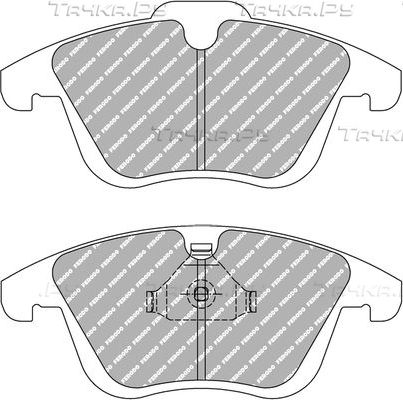 Тормозные колодки FERODO RACING DS2500. Артикул FCP4045H