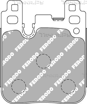 Тормозные колодки FERODO RACING DS2500. Артикул FCP4663H