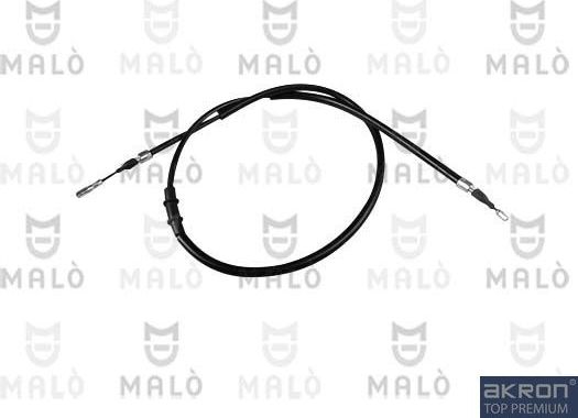 Трос ручника (тросик ручного тормоза) Malò. Артикул 21312