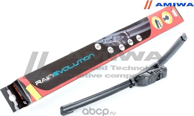 ЩЁТКА СТЕКЛООЧИСТИТЕЛЯ БЕСКАРКАСНАЯ 600 ММ (Amiwa). Артикул AWB24