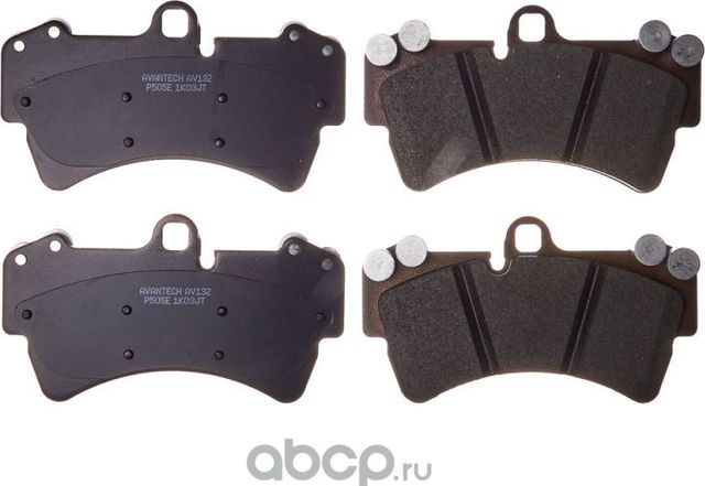 Колодки тормозные дисковые противоскрипная пластина в компл (Avantech). Артикул AV132