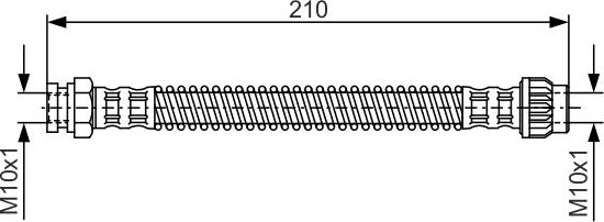 Тормозной шланг Bosch. Артикул 1 987 476 867