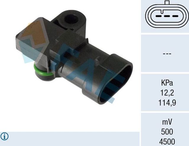 Датчик абсолютного давления (ДАД, MAP) FAE. Артикул 15143