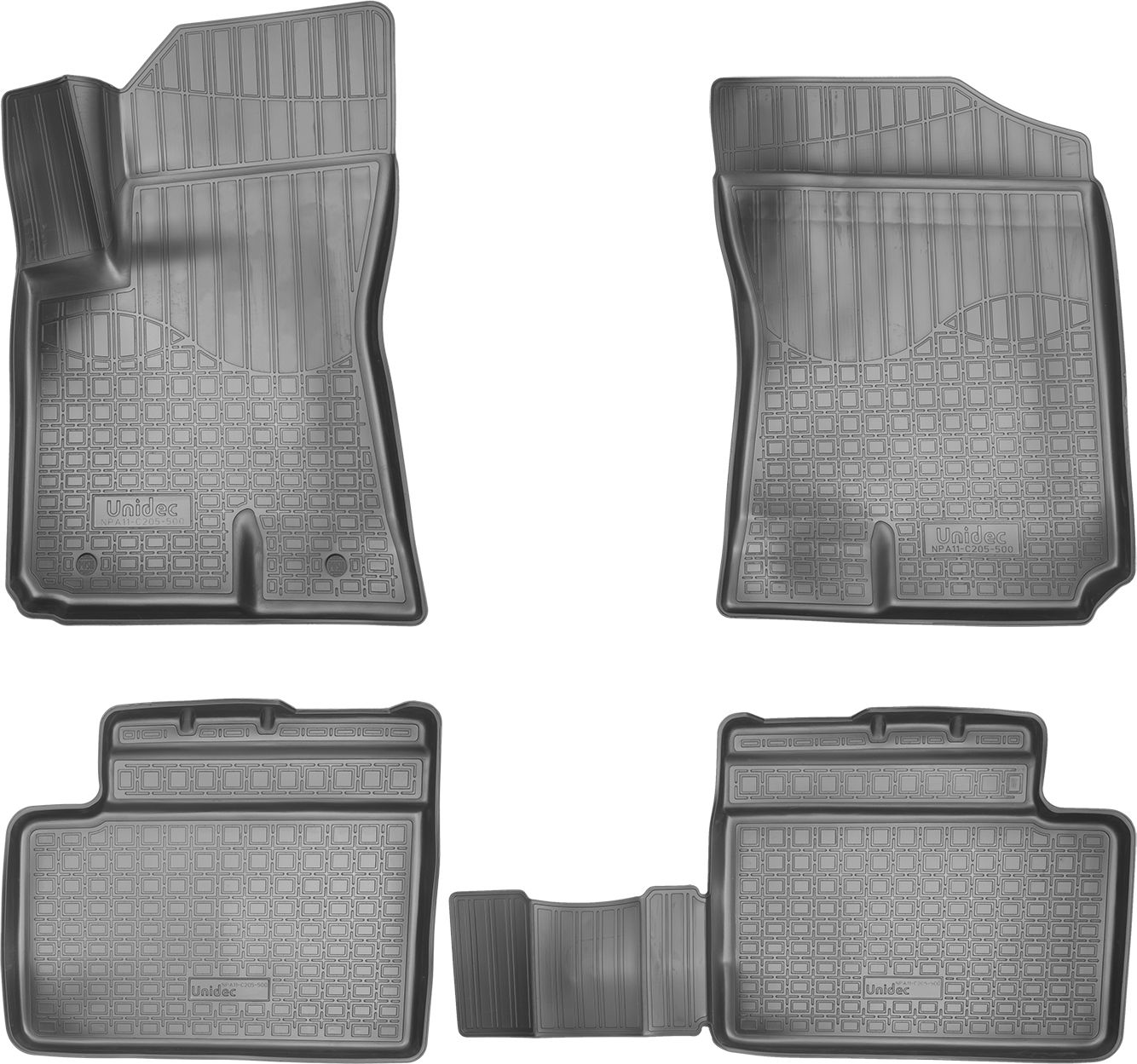 Коврики Норпласт для салона (с перемычкой) FAW Oley 2012-2026. Артикул NPA11-C205-500