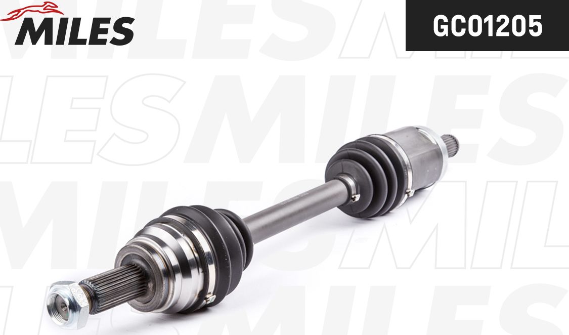 Полуось (привод в сборе, приводной вал) Miles. Артикул GC01205