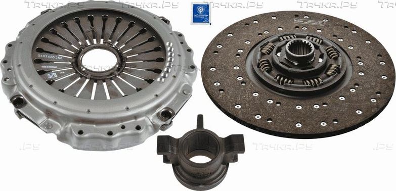 Сцепление (комплект) SACHS для Renault Magnum 1996-2013. Артикул 3400 700 408