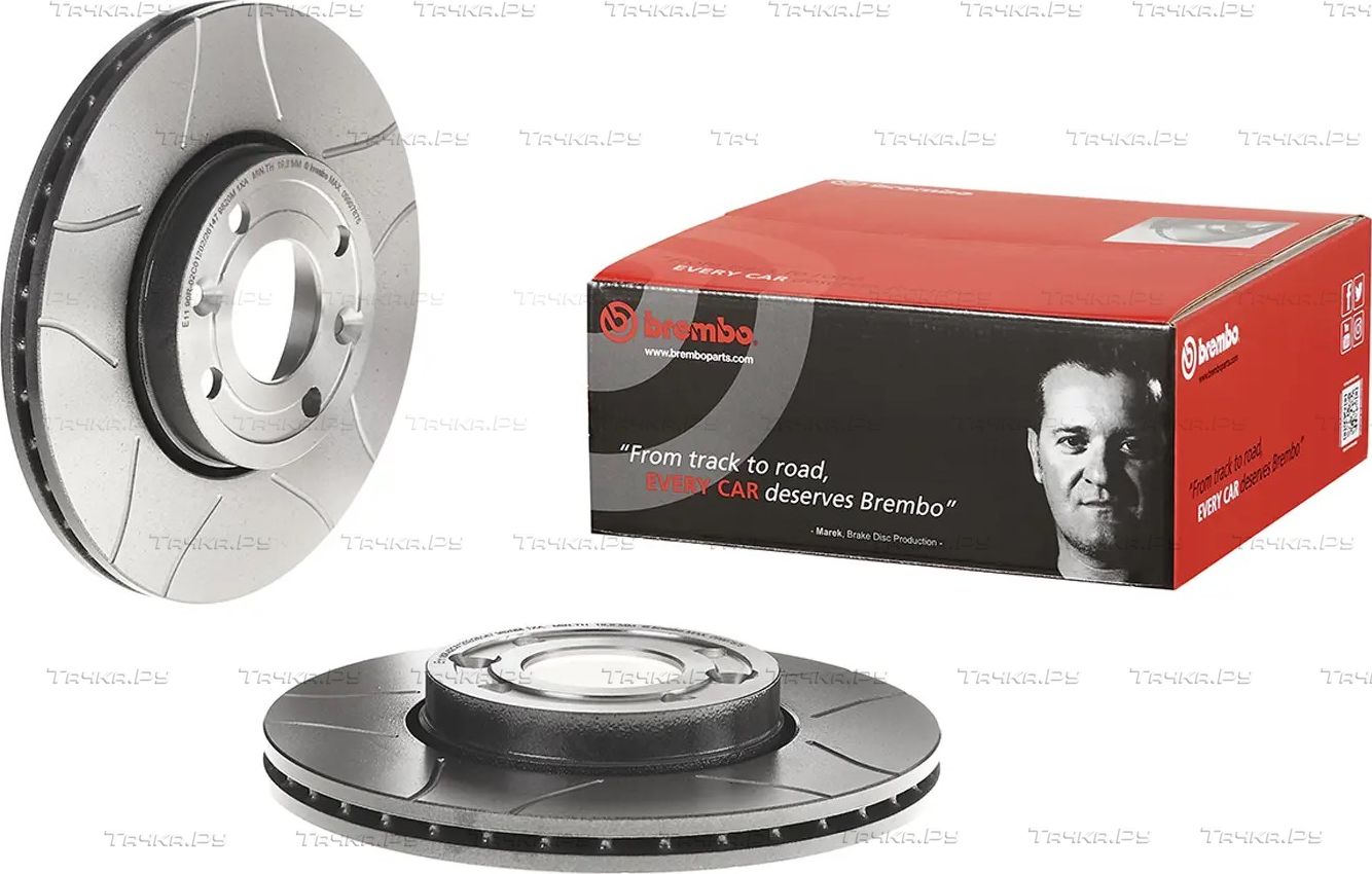 Тормозной диск Brembo MAX задний для Lada Largus I 2012-2026. Артикул 09.9078.75