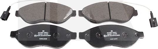 Тормозные колодки NK. Артикул 221959