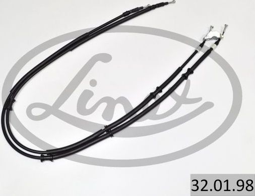 Трос ручника (тросик ручного тормоза) Linex задний для Opel Astra G 1998-2009. Артикул 32.01.98