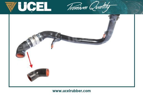 Патрубок интеркулера Ucel для Citroen Jumper II 2011-2026. Артикул 35826