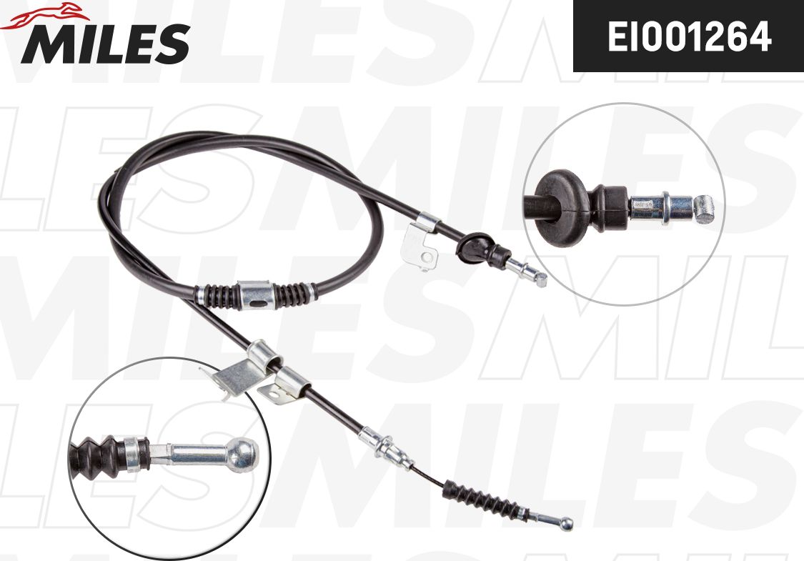 Трос ручного тормоза MITSUBISHI OUTLANDER 2012- прав. (Miles). Артикул EI001264